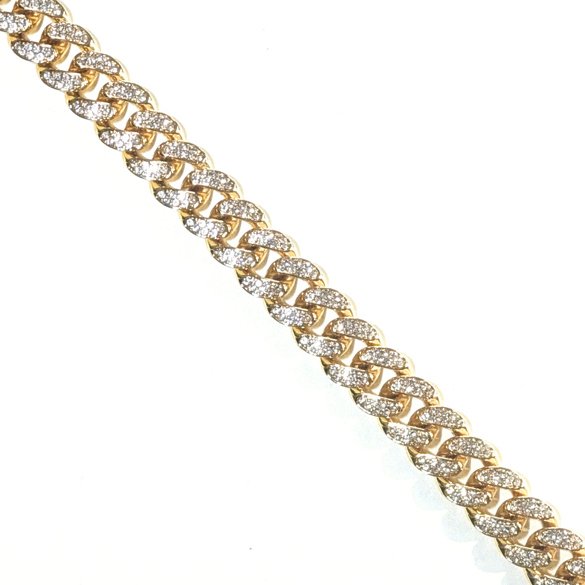 GOLD - 13mm Straight Gem Link