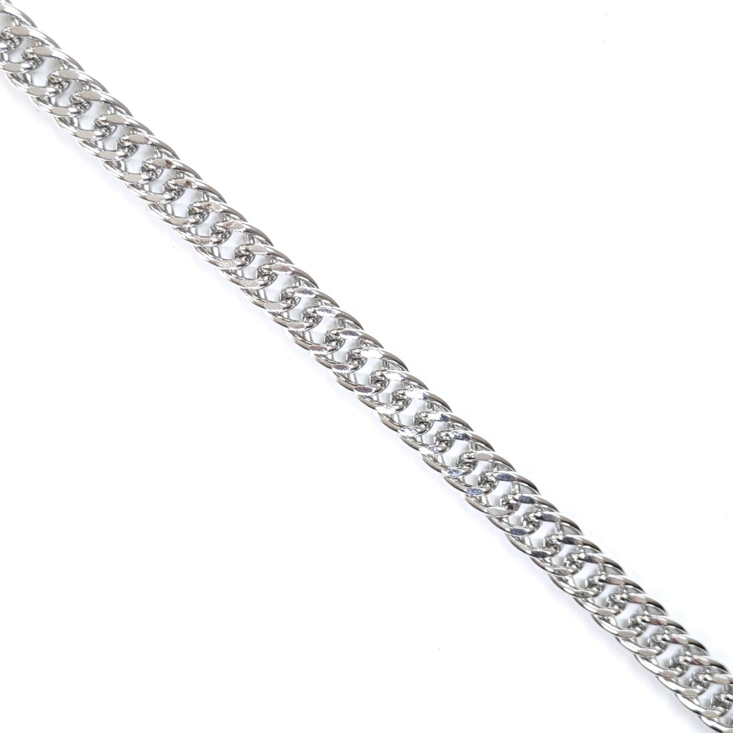 SILVER - 9.5mm Link Chain Necklace