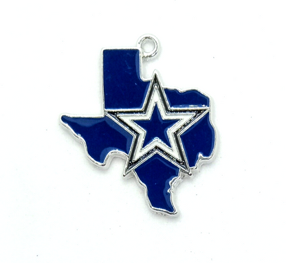 DALLAS COWBOYS TEXAS STATE CHARM (x1) Big Discounts for Multiple Charms Pendant