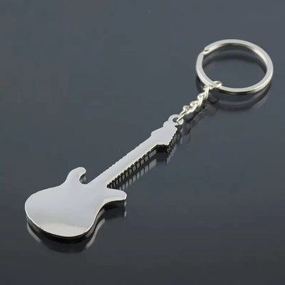 RED ELECTRIC GUITAR KEYCHAIN Music Rock & Roll Key Chain/Keyring