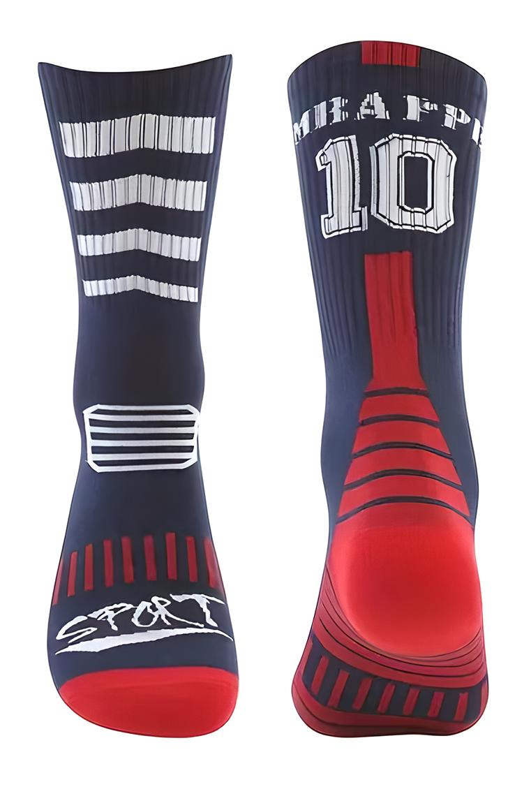 SOCCER SOCKS (Player Themed) Long Athletic Teenager/Adult Size 6-10 (You Choose)