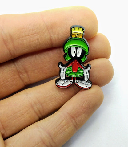 MARVIN THE MARTIAN PIN Retro Cartoon Looney Toons Gift Enamel Brooch