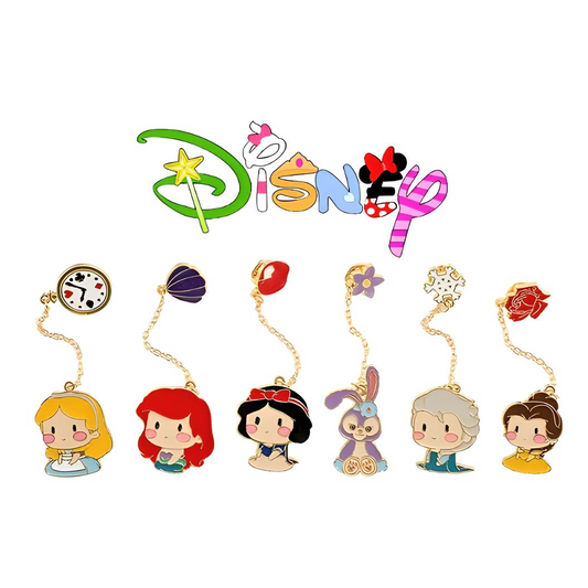 DISNEY FEMALE CHARACTER PINS w/ Item Classic Animation (You Choose or ALL 6!)