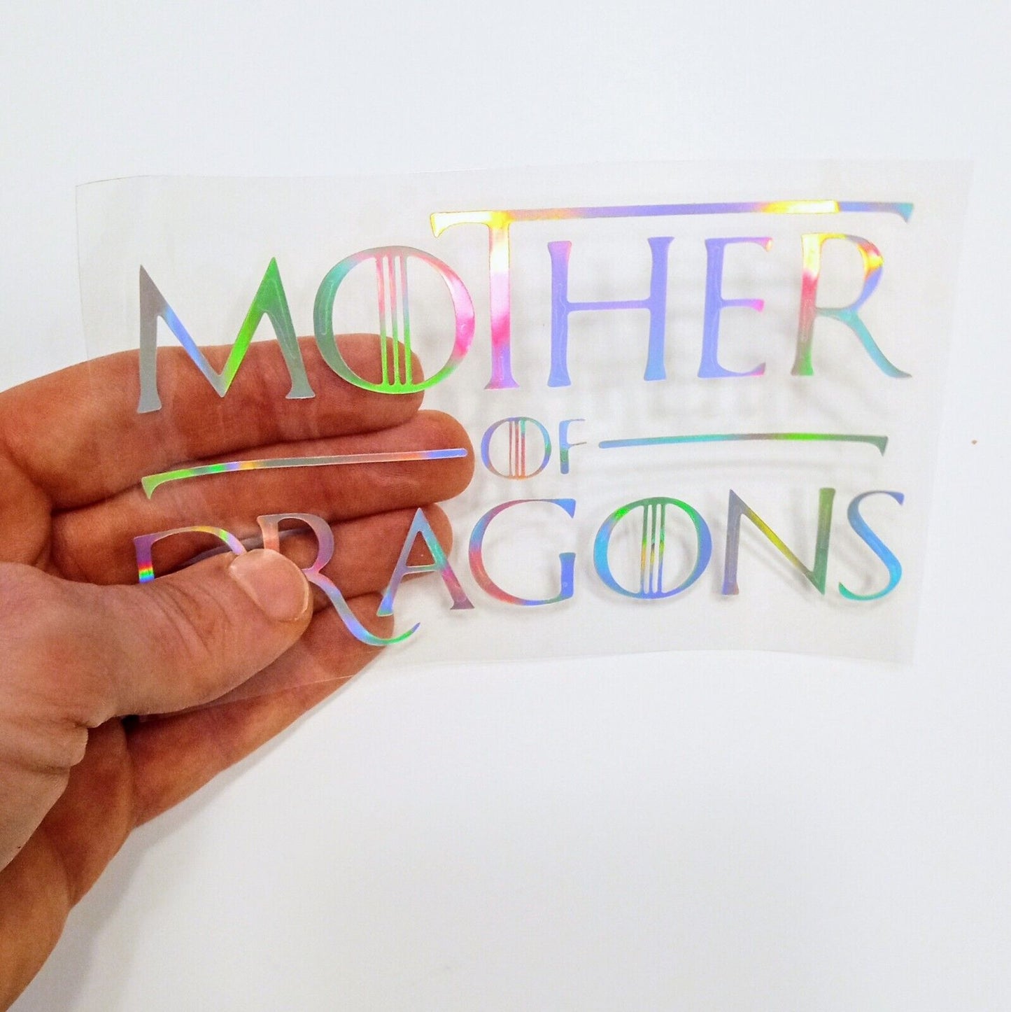 MOTHER OF DRAGONS VINYL STICKER Refractor Game of Thrones MultiColor Large Decal