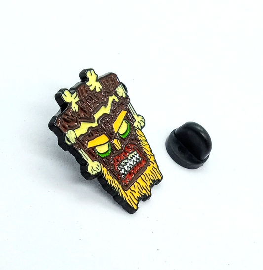 UKA UKA PIN Crash Bandicoot Tiki Ancient Mask Video Game Lapel Enamel Brooch