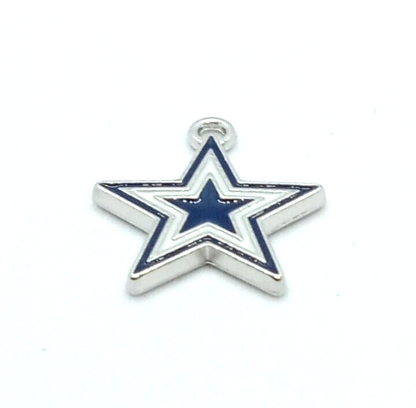 DALLAS COWBOYS LOGO CHARM (x1) Big Discounts for Multiple DIY Charms/Pendants