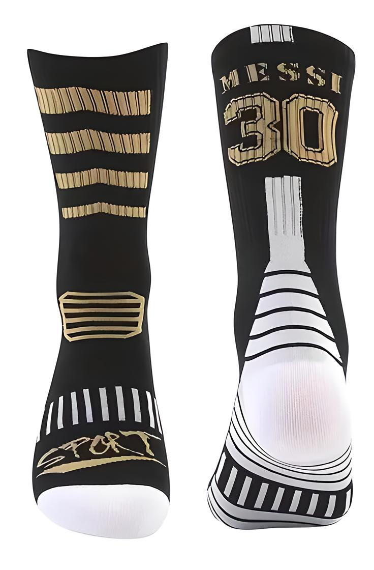 SOCCER SOCKS (Player Themed) Long Athletic Teenager/Adult Size 6-10 (You Choose)