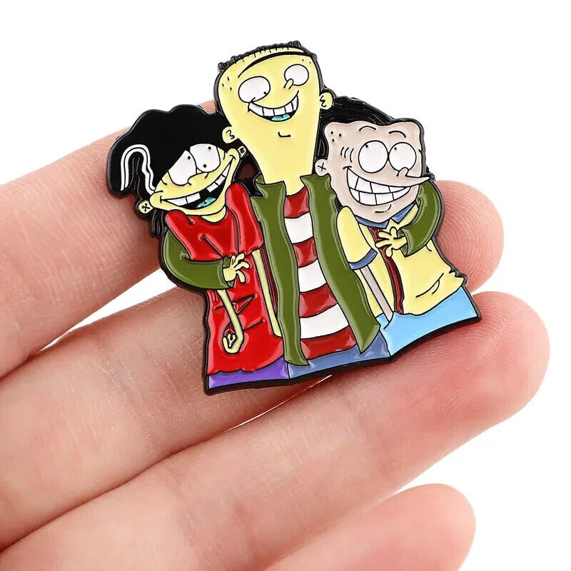 ED EDD & EDDY PIN Retro 90s 1990s Cartoon Network Toon Enamel Lapel Brooch