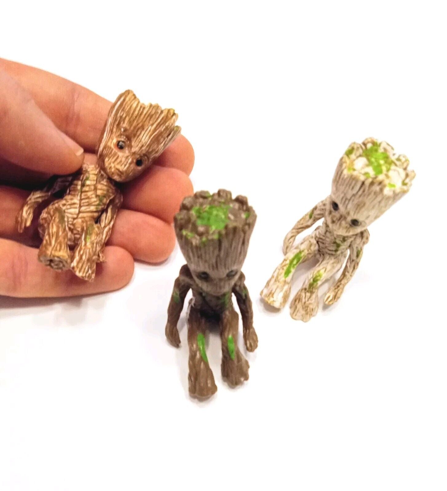 GROOT FIGURINES (3pcs) Marvel Guardians of the Galaxy Miniature Display Statues