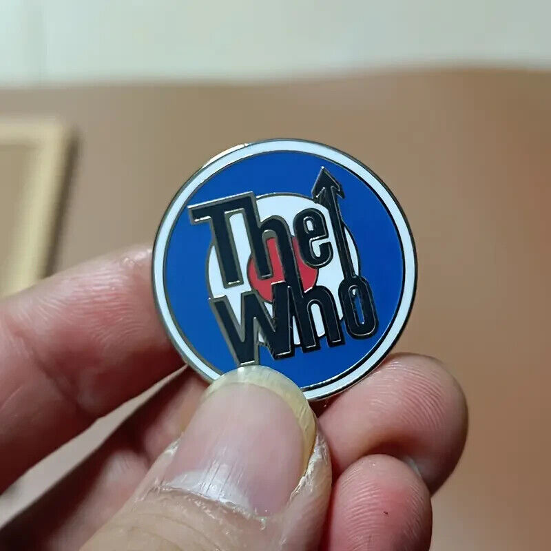 THE WHO PIN Music 60s Rock n Roll Band Gift Enamel Lapel Brooch