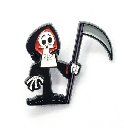 GRIM PIN Grim Adventures of Billy & Mandy Cartoon Toon Gift Enamel Lapel Brooch