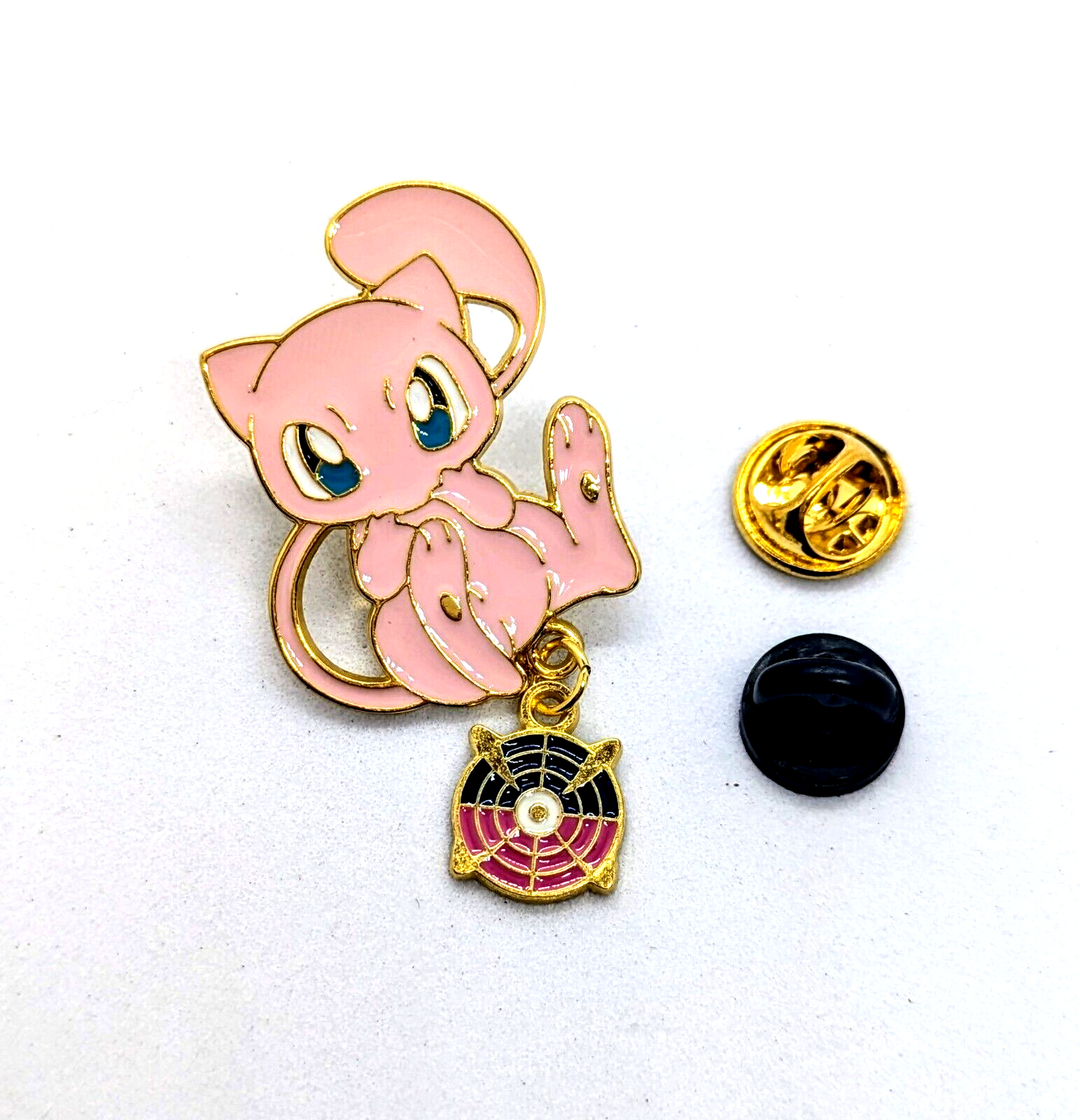 MEW "DANGLING BALL" PIN Pokemon #151 Enamel Lapel Brooch (Cool Gift!)