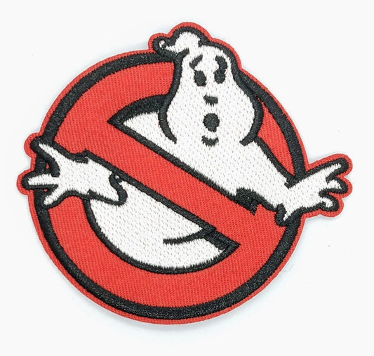 GHOSTBUSTERS PATCH Ghost Busters Cool Iron On Embroidery Embroidered Movie Logo