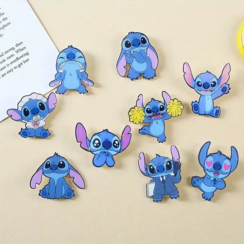 STITCH PIN LOT Disney Animation **Plastic** Pins (9pcs-18pcs You Choose!)