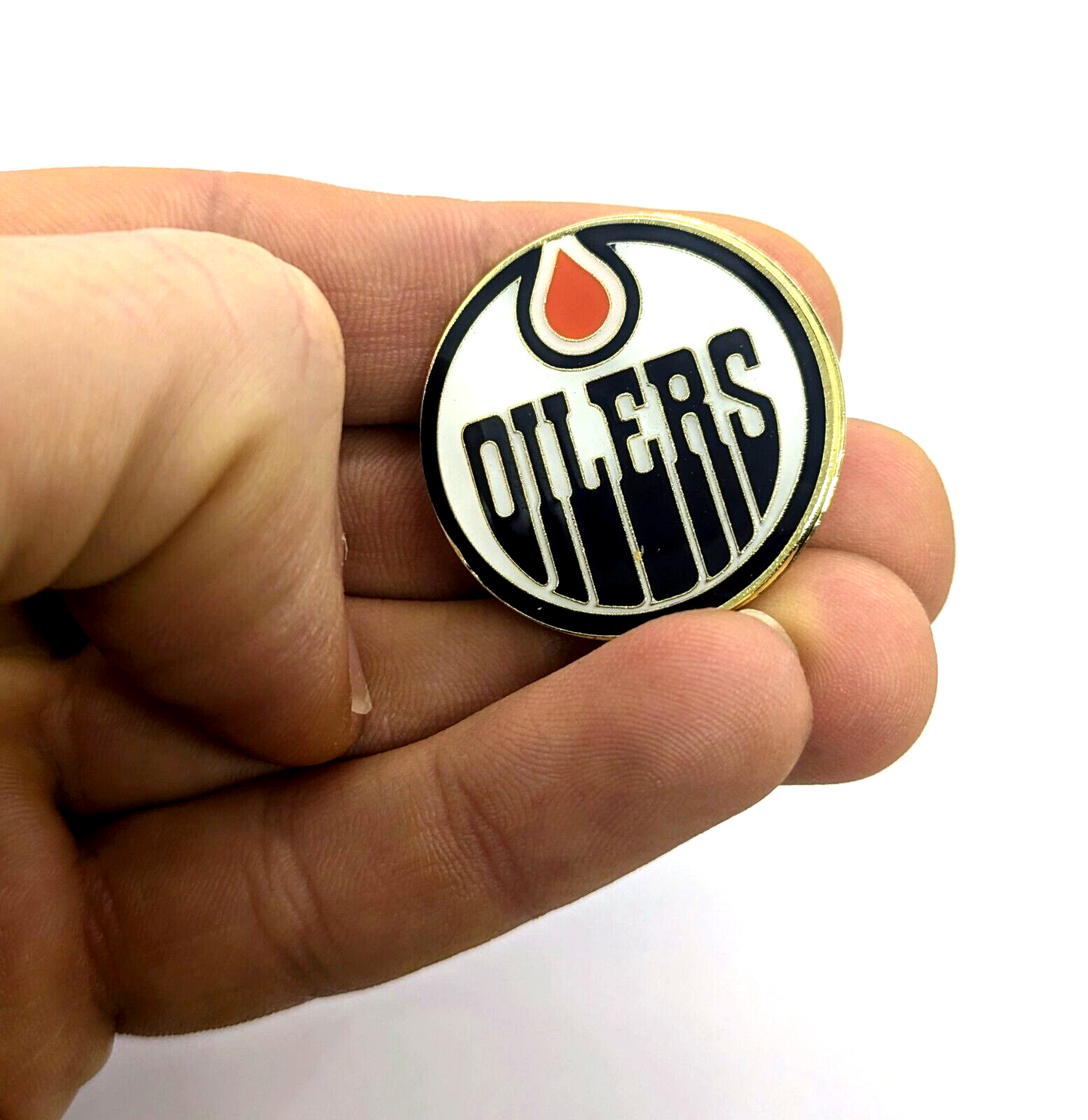 EDMONTON OILERS PIN Hockey NHL Team Gift Enamel Hat Backpack Lapel Brooch