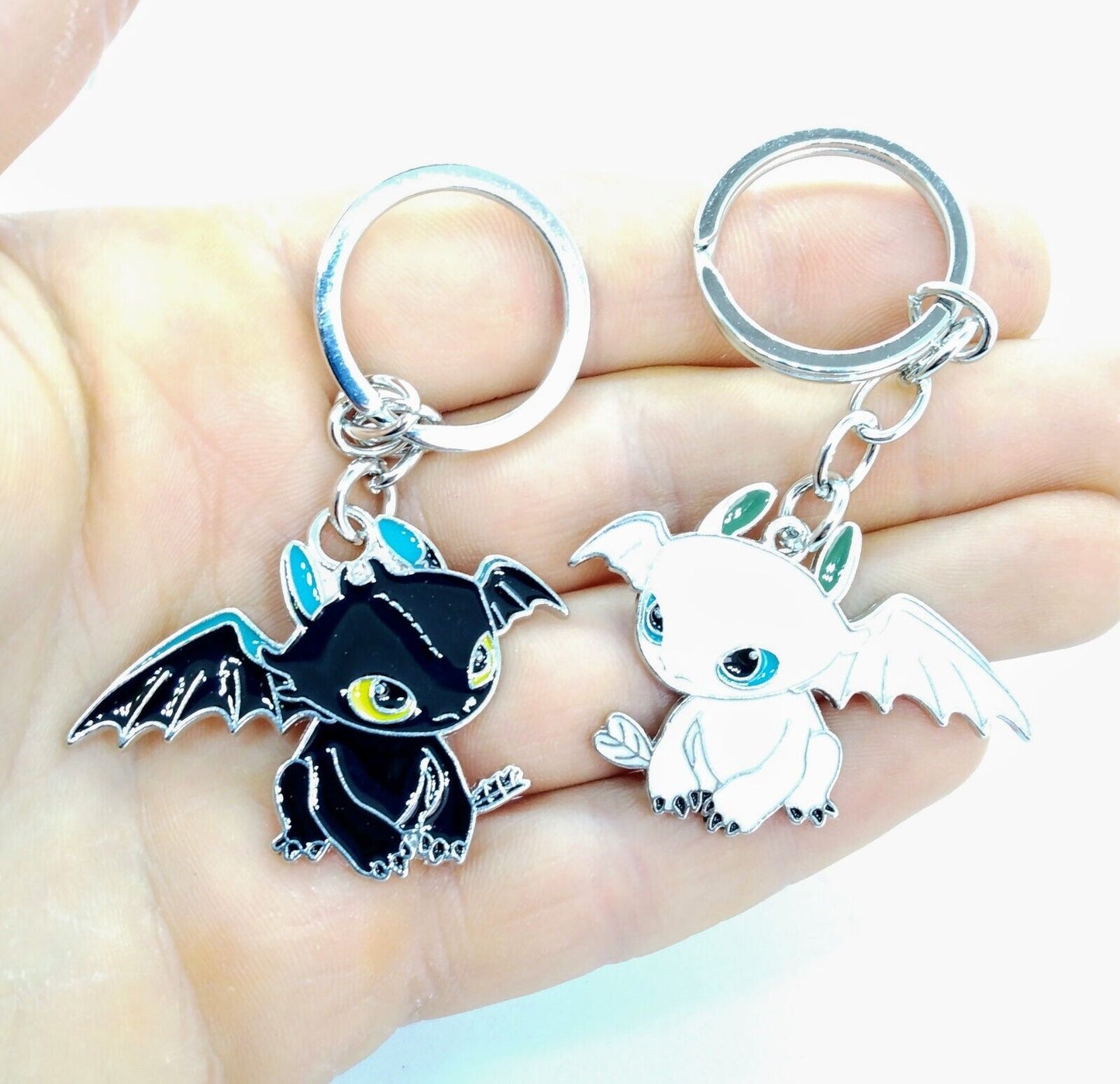 HOW TO TRAIN YOUR DRAGON KEYCHAIN SET (2pcs) Friends Couples Key Chain/Keyring