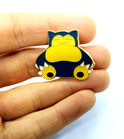 SNORLAX PIN Pokemon #143 Normal Anime Enamel Lapel Brooch