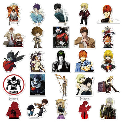 DEATH NOTE STICKERS (50pcs) Fifty Unique Die-Cut Anime/Manga Decal (Cool Gift!)