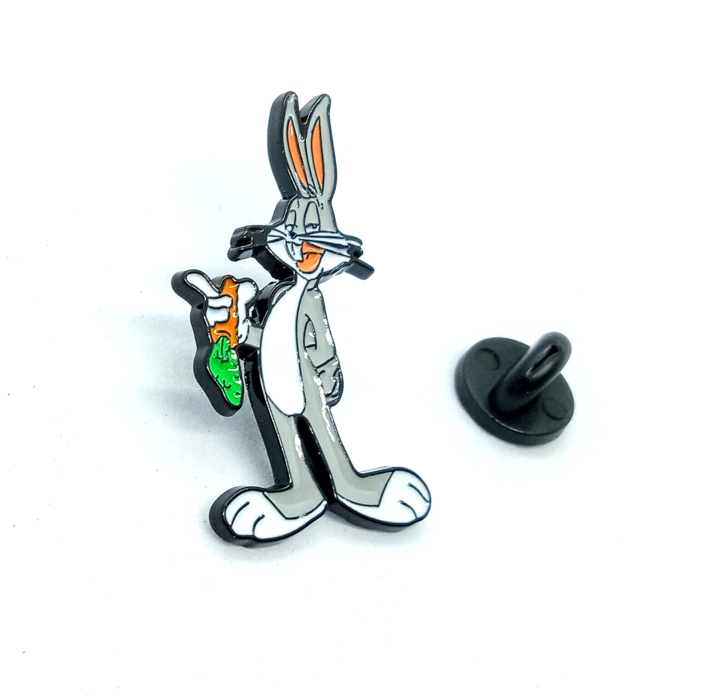 BUGS BUNNY PIN Looney Tunes Warner Bros. Classic Cartoon Enamel Lapel Brooch