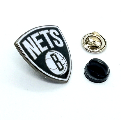 BROOKLYN NETS PIN Basketball NBA Team Gift Enamel Hat Backpack Lapel Brooch