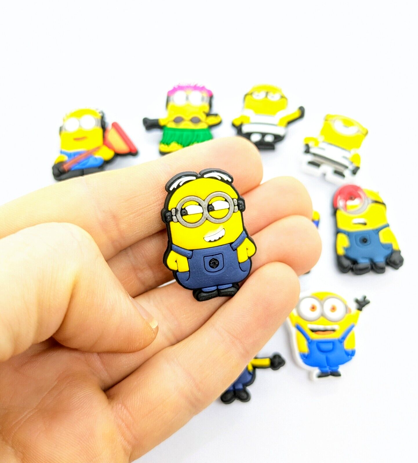 MINIONS SHOE CHARMS (12pcs) Despicable Me Fun Gift Set Lot