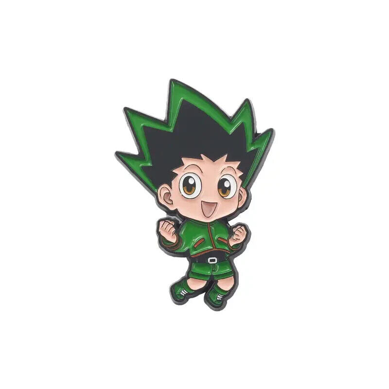 HUNTER X HUNTER CHARACTER PINS (5pcs) Anime Manga Lapel Enamel Brooch Set Lot