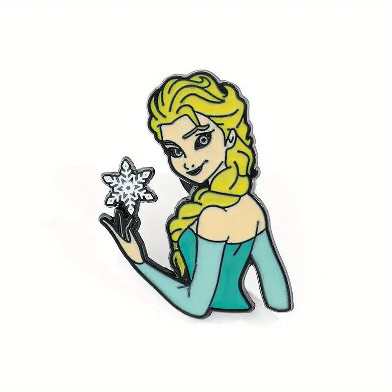 DISNEY PRINCESS PINS Animation Enamel Lapel Brooch Set (Choose One or ALL FIVE!)