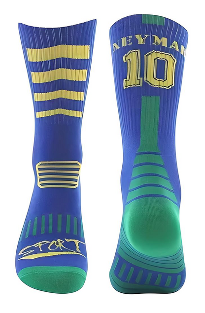 SOCCER SOCKS (Player Themed) Long Athletic Teenager/Adult Size 6-10 (You Choose)