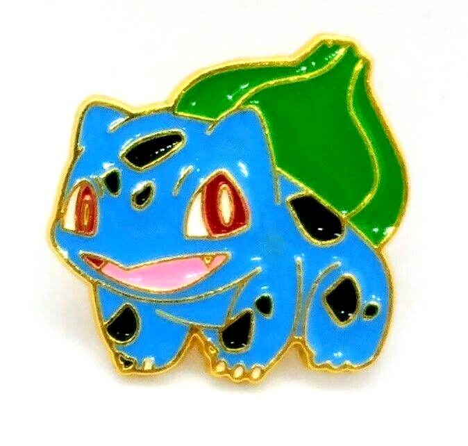 BULBASAUR PIN Pokemon #001 Grass/Poison Anime Enamel Lapel Brooch