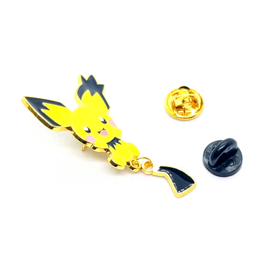 PICHU "DANGLING TAIL" PIN Pokemon #172 Enamel Lapel Brooch (Cool Gift!)