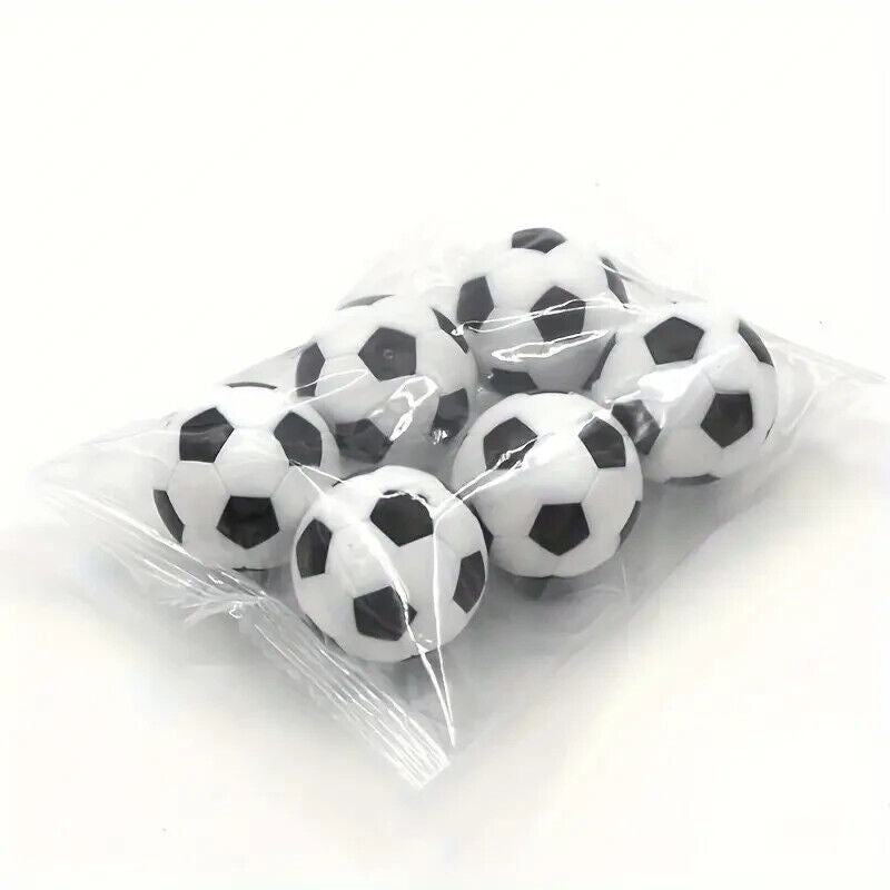 FOOSBALL SOCCER BALLS (6pcs) Six Tabletop Table Fussball Extra Pack