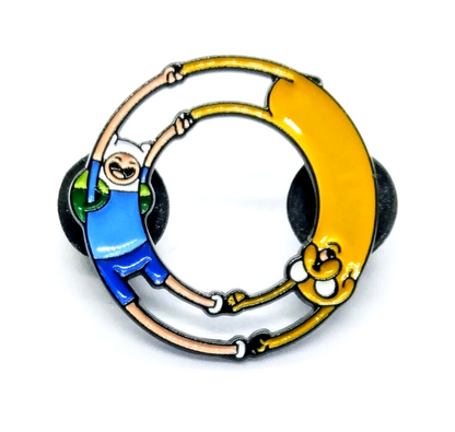 ADVENTURE TIME PIN Finn & Jake Cartoon Network Toon Gift Enamel Lapel Brooch