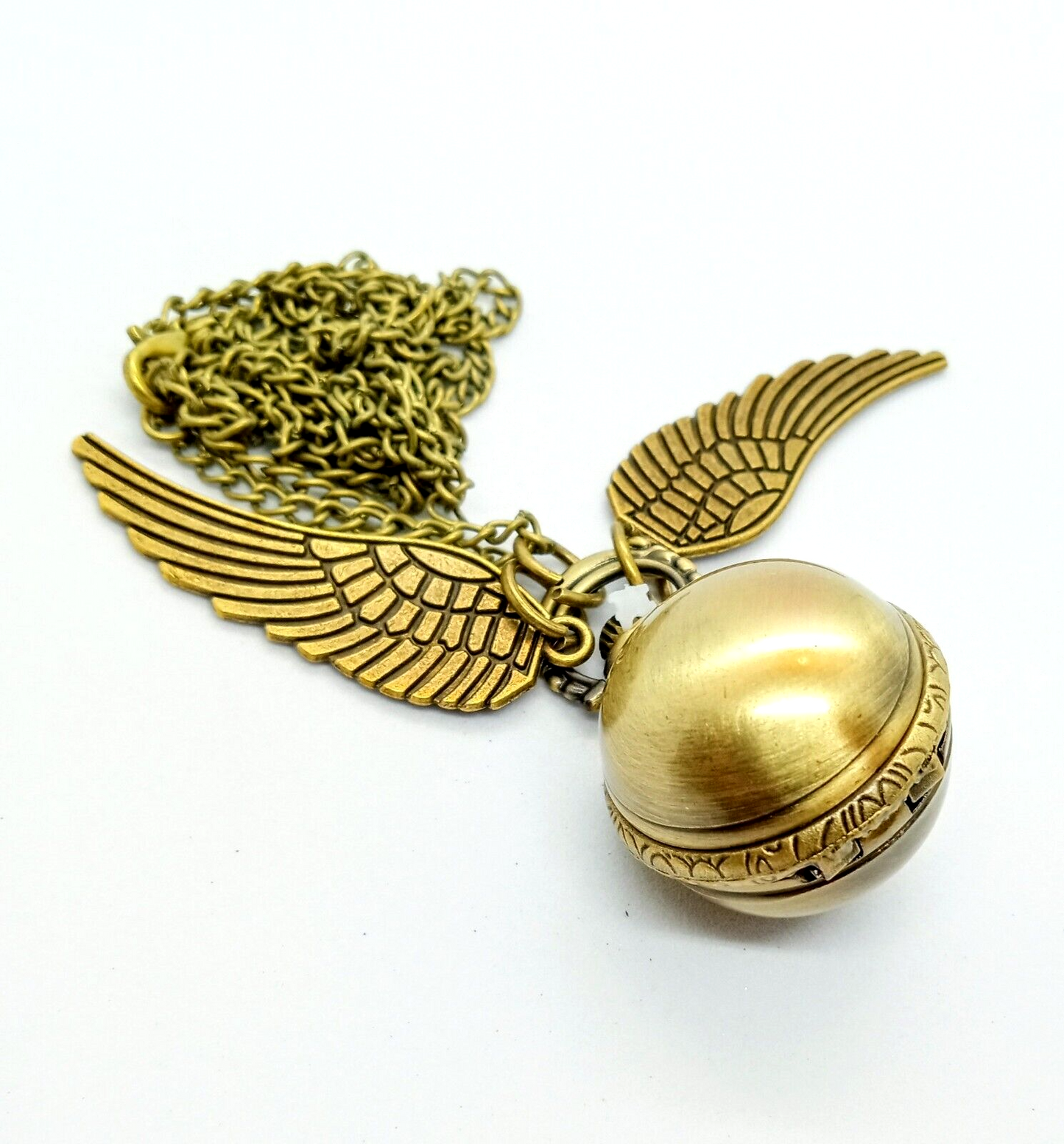 QUIDDITCH SNITCH POCKET WATCH Solid Golden Harry Potter Timepiece Pocketwatch