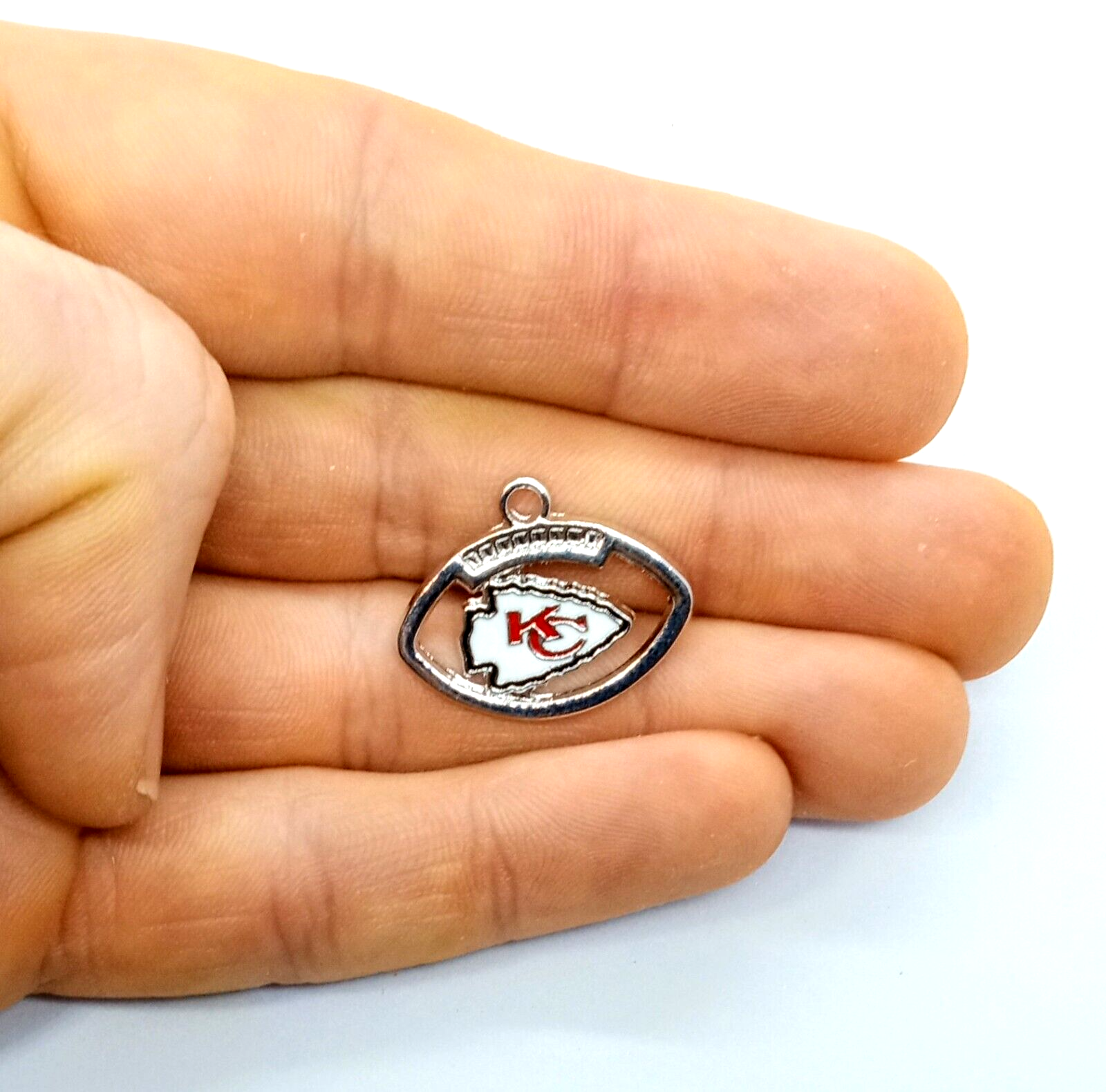 KANSAS CITY CHIEFS FOOTBALL CHARM (x1) Big Discounts for Multiple Charms