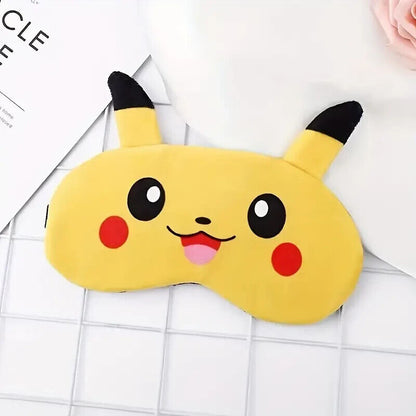 PIKACHU EYE MASK Pokemon Soft, Comfortable & Adjustable Sleeping Aid