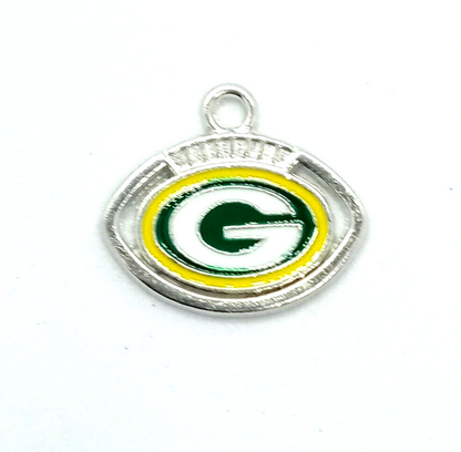 GREEN BAY PACKERS FOOTBALL CHARM (x1) Big Discounts for Multiple DIY Charms