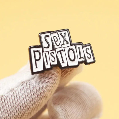 SEX PISTOLS PIN Music 70s Punk Rock Band Gift Enamel Lapel Brooch