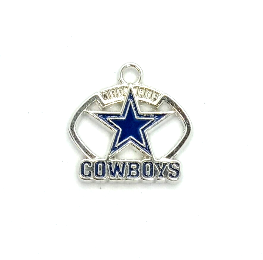 DALLAS COWBOYS FOOTBALL CHARM (x1) Big Discounts for Multiple Charms NFL Pendant