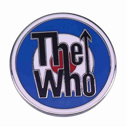 THE WHO PIN Music 60s Rock n Roll Band Gift Enamel Lapel Brooch