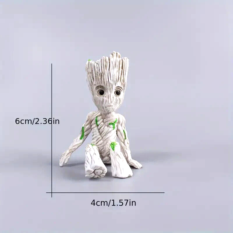 GROOT FIGURINES (3pcs) Marvel Guardians of the Galaxy Miniature Display Statues