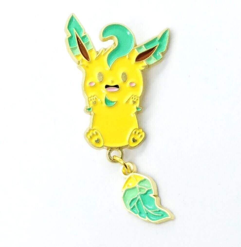 EEVEELUTION DANGLING TAIL PIN Pokemon Anime Eevee Lapel Brooch Set (You Choose)