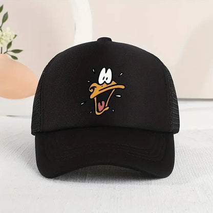 DAFFY DUCK HAT Black Looney Tunes Toon Cartoon Baseball Cap (Adult/Adj. Size)