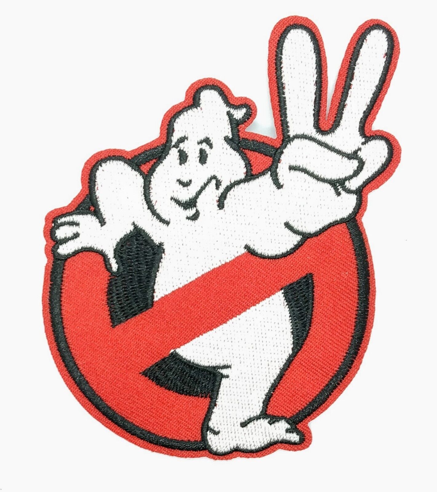 GHOSTBUSTERS PATCH Ghost Busters Peace Iron On Embroidery Embroidered Movie Logo