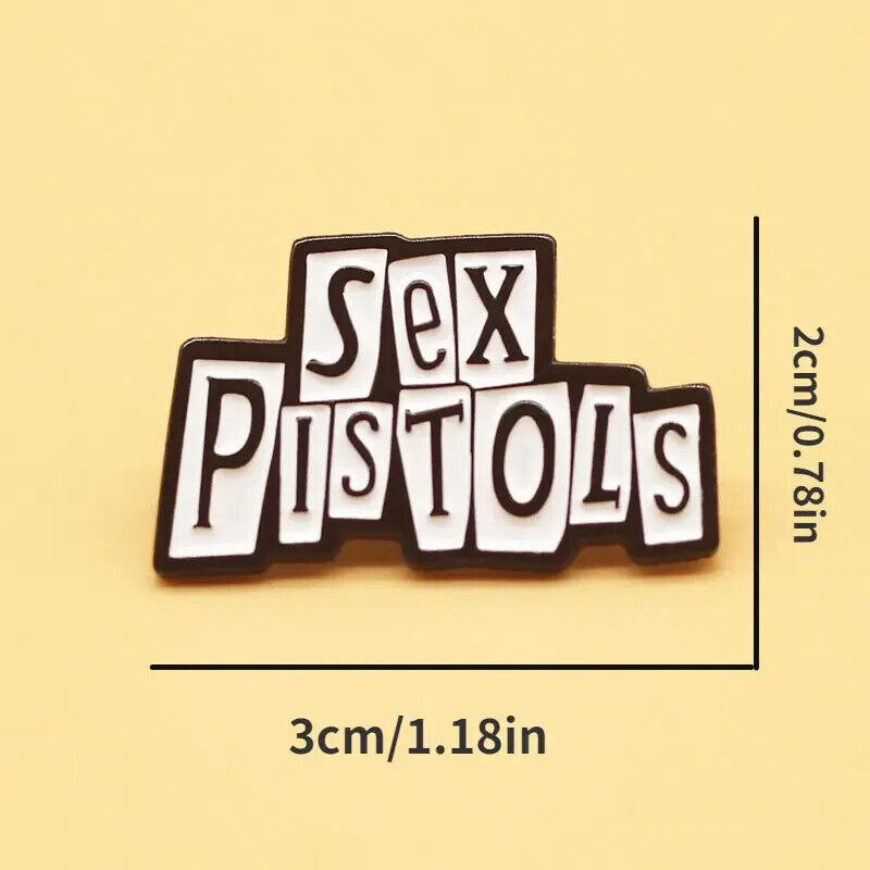 SEX PISTOLS PIN Music 70s Punk Rock Band Gift Enamel Lapel Brooch