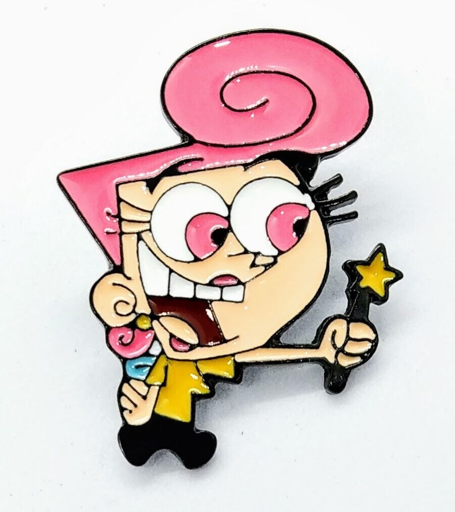 WANDA PIN Retro Cartoon 90s 1990s Toon Fairly OddParents Gift Enamel Brooch