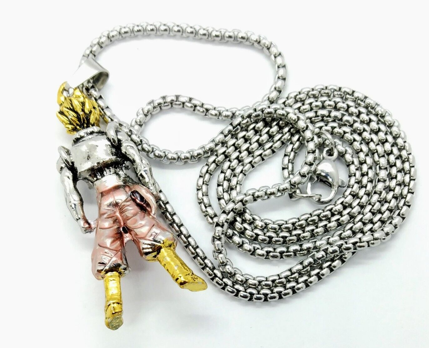 DRAGON BALL Z NECKLACE (Colored) Vegeta Goku Gohan Pendant Anime