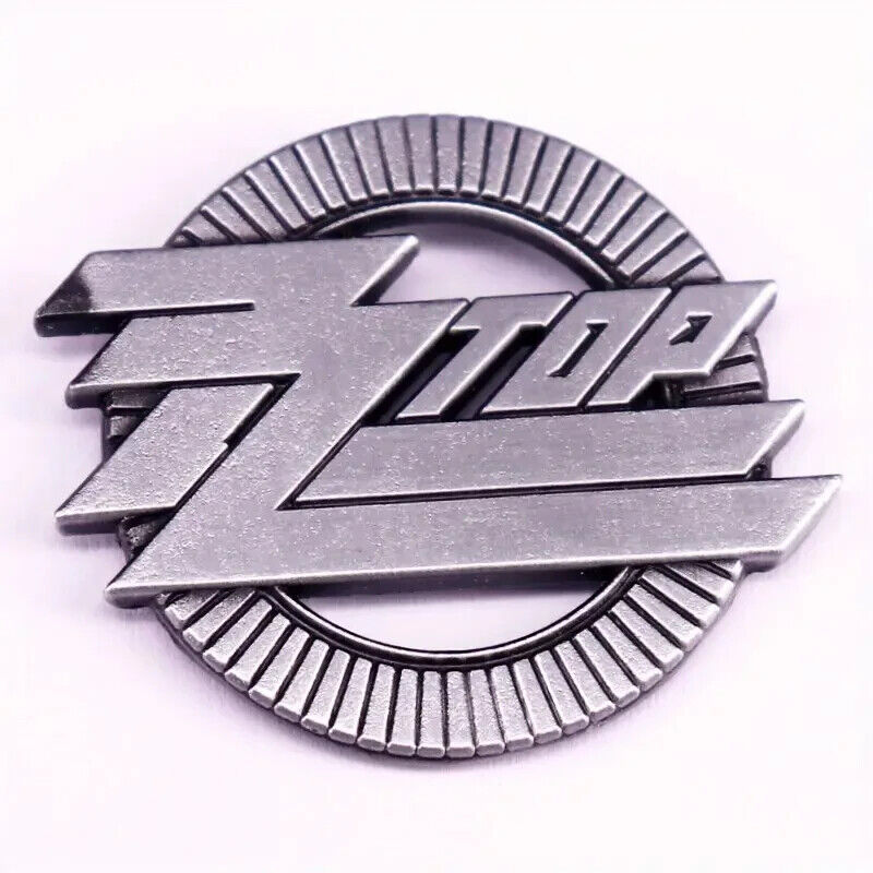 ZZ TOP PIN Music 70s American Hard Rock Band Gift Enamel Lapel Brooch