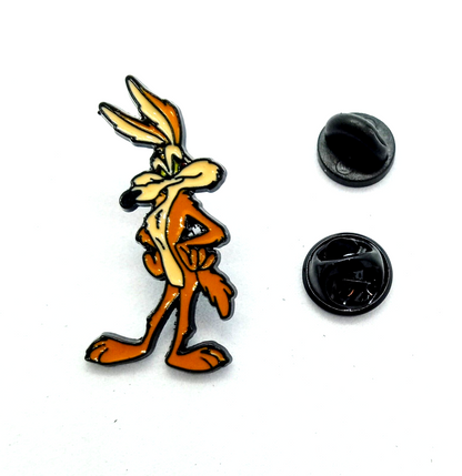 WILE E. COYOTE PIN Looney Tunes Warner Bros. Classic Cartoon Enamel Lapel Brooch