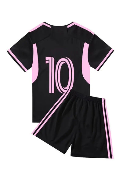 YOUTH SOCCER UNIFORM Kid's/Boy's/Girl's Miami Messi Jersey Shorts (Pick Ur Size)