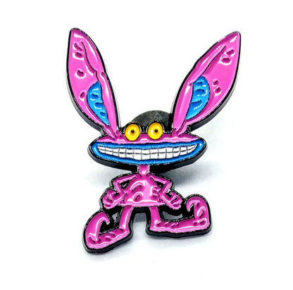 ICKIS PIN Red Monster Aaahh!!! Real Monsters Cartoon Toon 90s 1990s Lapel Brooch